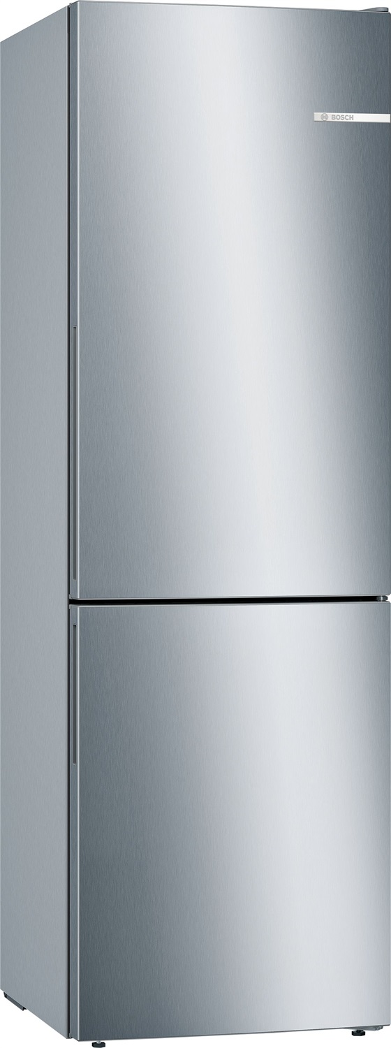 Bosch KGE36ALCA Frigorifero Combinato 186 x 60 cm, Capacità 302-312 Litri, Classe C, Low Frost, Cassetti VitaFresh, Acciaio Inox