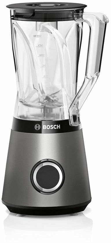 Bosch Serie 4 MMB6141S Frullatore VitaPower 1200 W Argento - Frullatore da Tavolo con Capacità 1.5 Litri e Parti Lavabili in Lavastoviglie