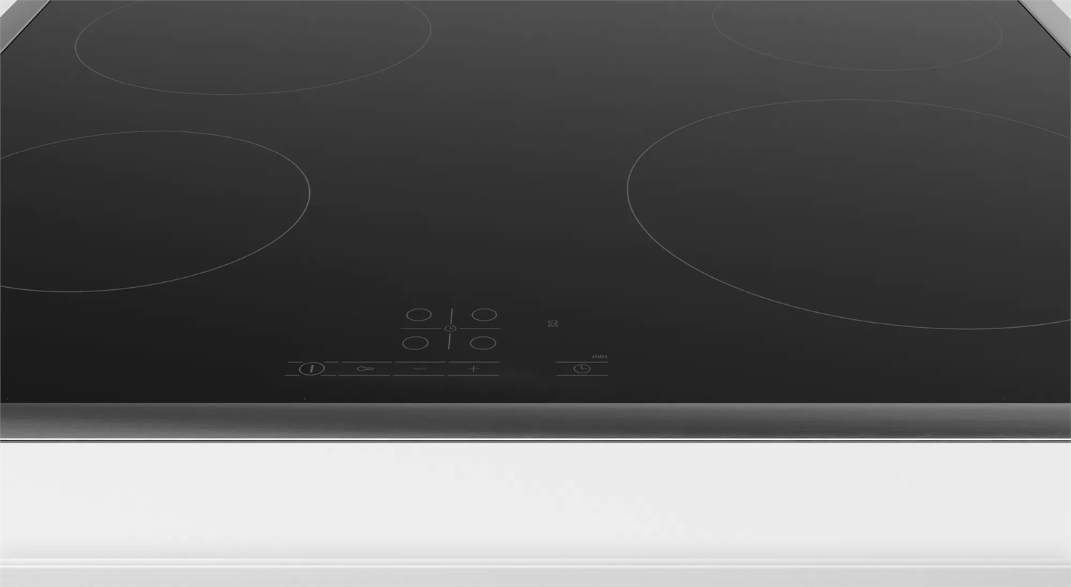 Bosch Serie 4 PKE645BB2E Piano Cottura Elettrico da Incasso 58 cm in Vetroceramica Nero 2000W con 4 Fuochi
