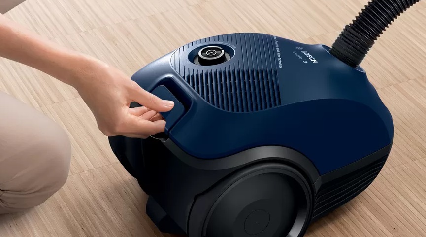 Bosch Serie 2 BGBS2BU1T Aspirapolvere a Traino 3,5 L 850 W Cilindro Secco con Sacchetto e Spazzola Turbo