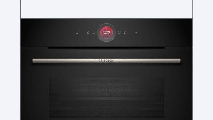 Bosch CBG7341B1 Forno Compatto da Incasso 60 x 45 cm, 47 L, Nero, Acciaio Inox, A , Air Fry, Touch Screen