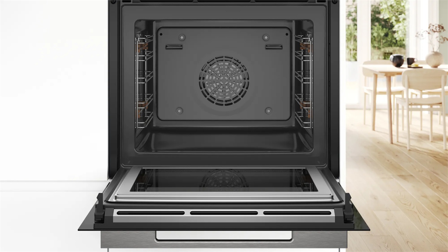 Bosch Serie 8 HMG7361B1 Forno Combinato Microonde da Incasso 67L 3600W Nero con Home Connect