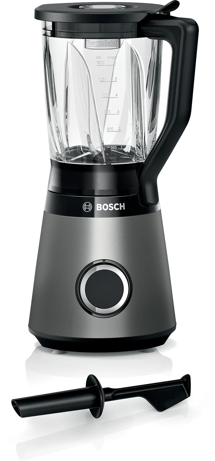 Bosch VitaPower MMB6172SN Frullatore da Tavolo 1,5 L 1200 W con Lame in Acciaio Inossidabile e Contenitore in Vetro