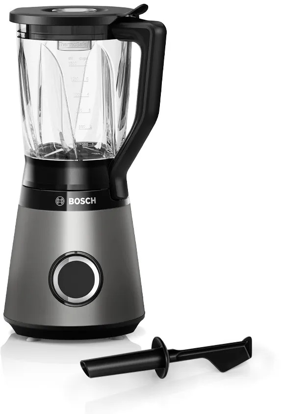 Bosch VitaPower MMB6172SN Frullatore da Tavolo 1,5 L 1200 W con Lame in Acciaio Inossidabile e Contenitore in Vetro