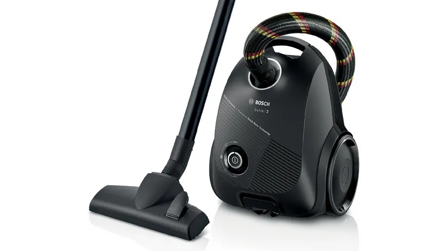 Bosch Serie 2 BGDS2CHAMP Aspirapolvere a Traino 3,5 L 600 W Secco con Sacchetto e Filtro Igienico - Nero