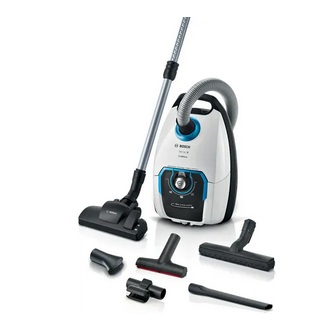 Bosch BGB75XSIL ProSilence Aspirapolvere a Traino 5 L 650 W con Sacchetto e Filtro UltraAllergy