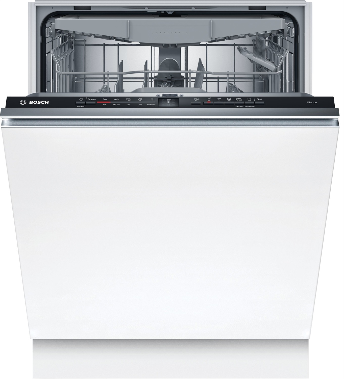 Bosch Serie 2 SMV2HVX02E Lavastoviglie da Incasso a Scomparsa Totale 60 cm, 14 Coperti, Classe D, Home Connect