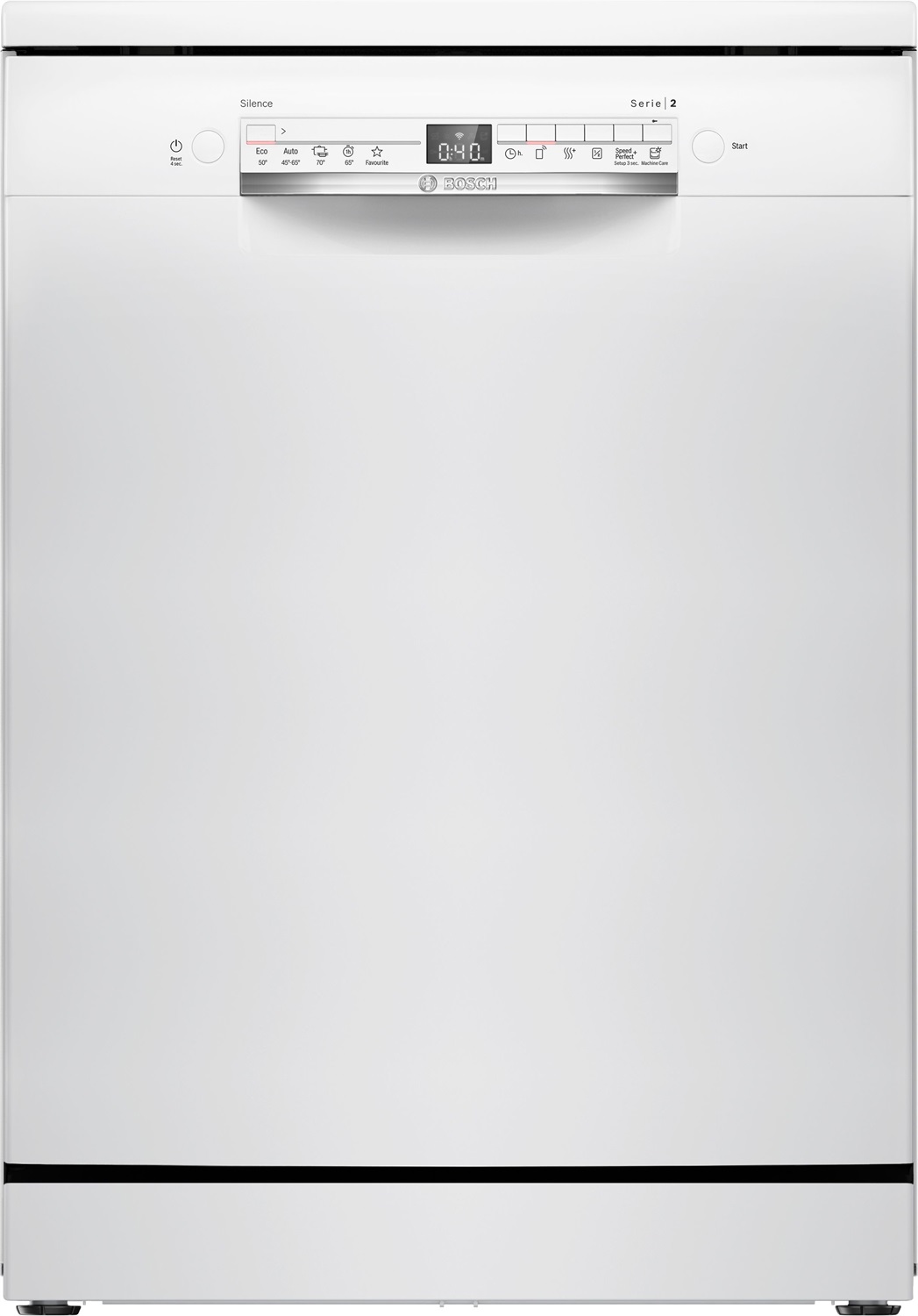 Bosch SMS2HTW02E Lavastoviglie da libera installazione 60 cm 13 coperti Bianco Classe D con 5 programmi e App Home Connect