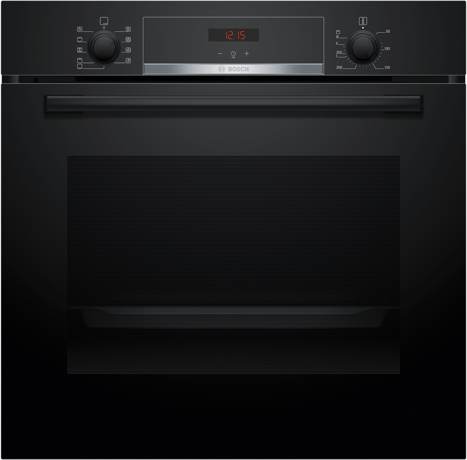 Bosch HBA534BB3 Forno da incasso 60 x 60 cm Nero 71L Classe A Multifunzione Ventilato con Grill e Pulizia Idrolitica