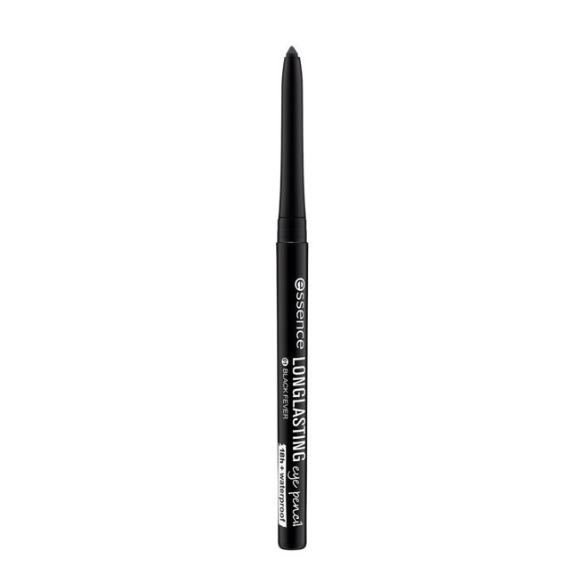 Essence Long Lasting Eye Pencil Matita Occhi 01 Black Fever - 0.28 g, Lunga Durata e Colore Intenso