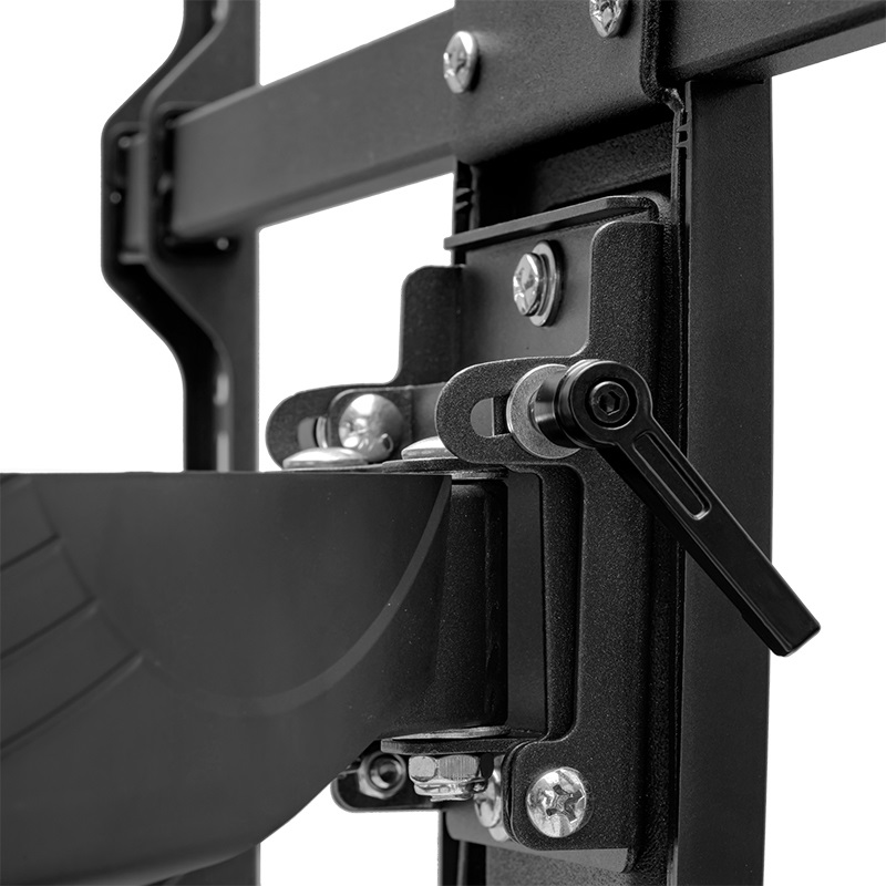 Hagor BrackIT L Supporto TV a Parete Inclinabile e Girevole per Schermi da 32 a 55 Pollici (81 - 140 cm) - Max VESA 600x400 mm - Nero