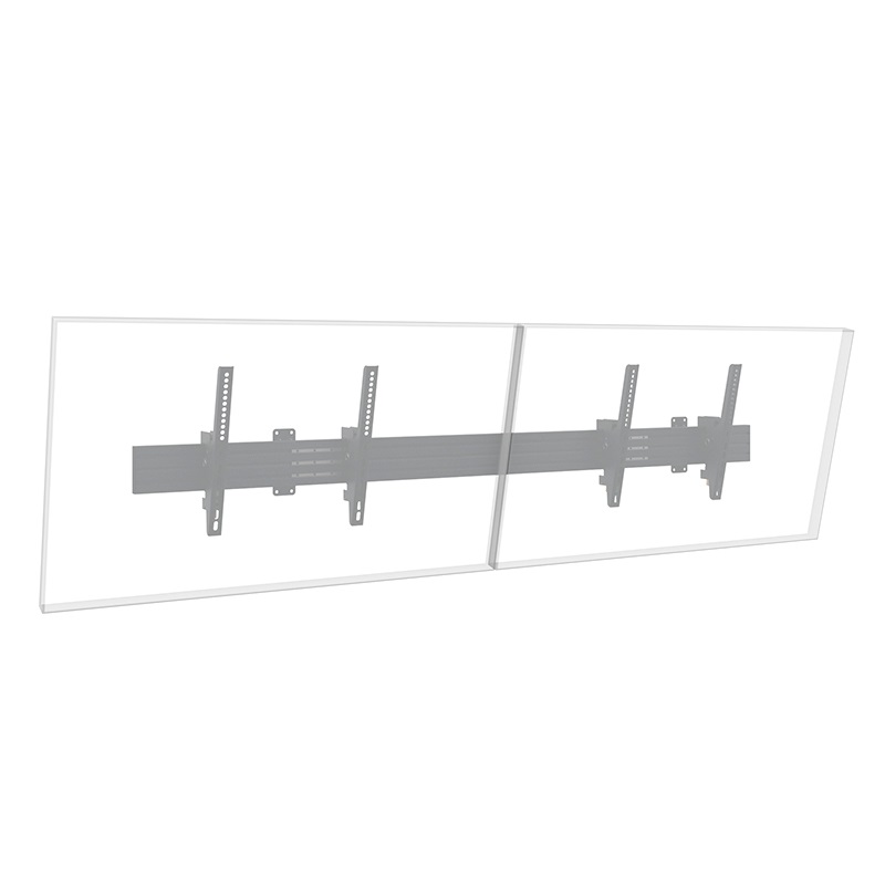 Hagor Supporto a Parete Menuboard per 2 Display 46-65