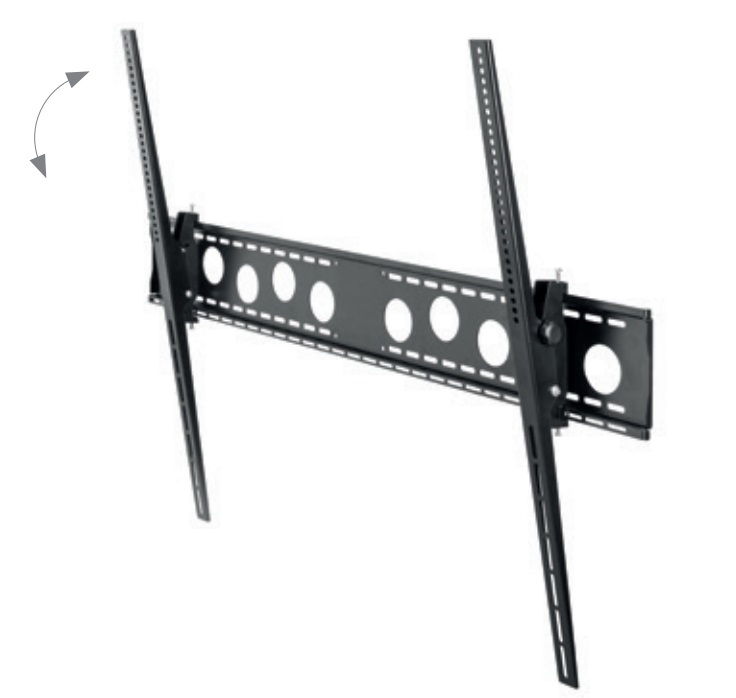 Hagor WH 120 T - HD Staffa da Parete Inclinabile 75-130