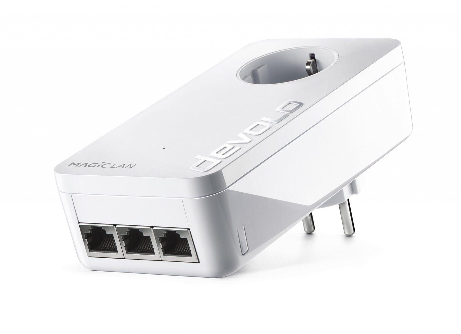 Devolo Magic 2 LAN Triple Singola - 2400 Mbit/s, Gigabit Ethernet, Bianco