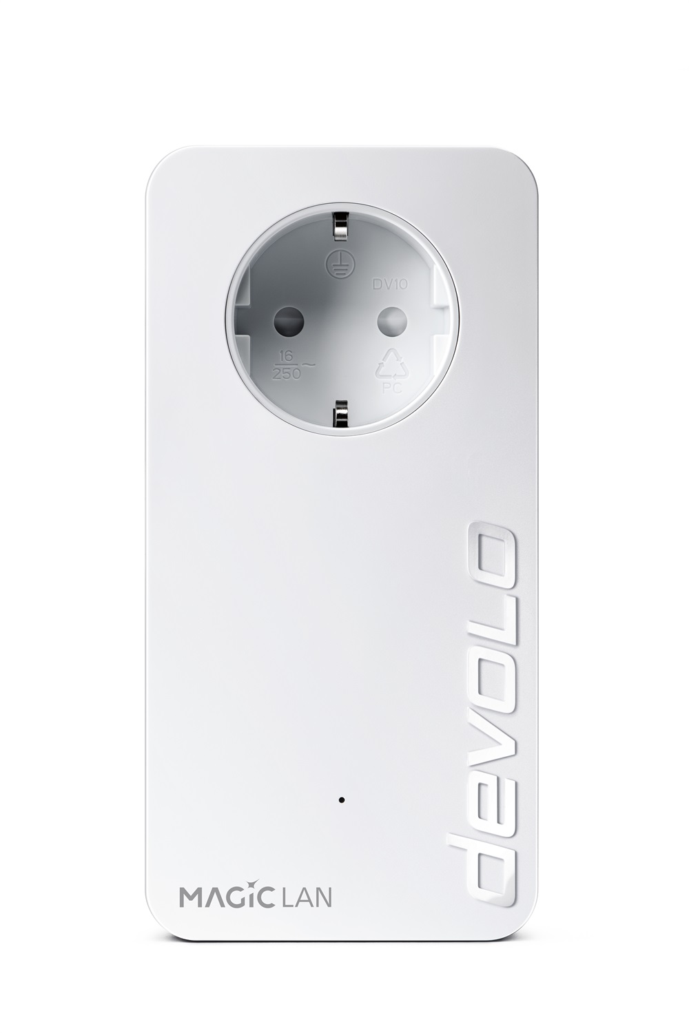 Devolo Magic 2 LAN Triple Singola - 2400 Mbit/s, Gigabit Ethernet, Bianco