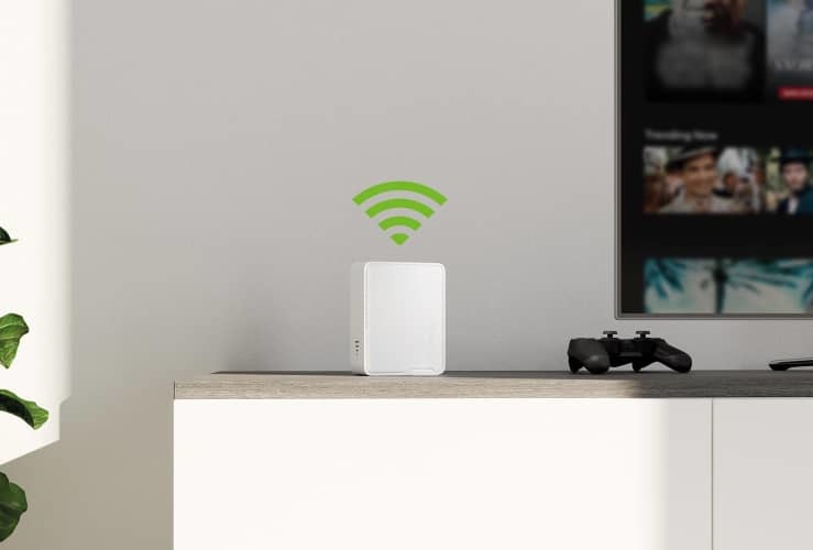 Devolo WiFi 6 Repeater 5400 - Ripetitore di rete fino a 5400 Mbit/s, Mesh, Amplificatore WiFi, 2 porte LAN Gigabit, Bianco