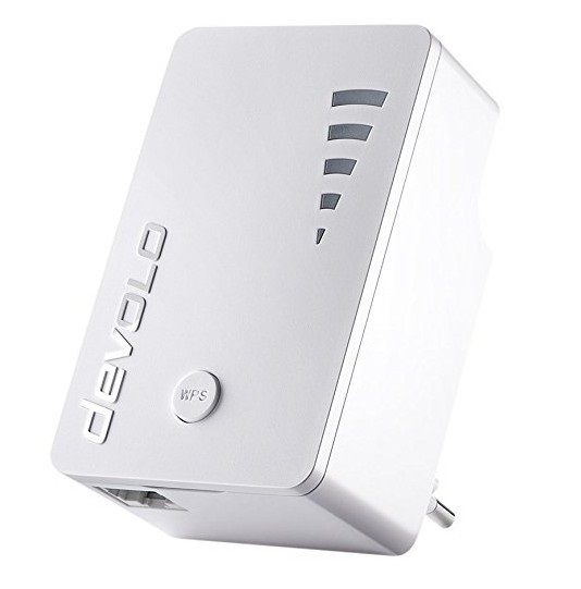Devolo WiFi Repeater AC 1200 Mbit/s Bianco - Ripetitore WLAN, Amplificatore Mesh, Punto di Accesso e Presa LAN Gigabit