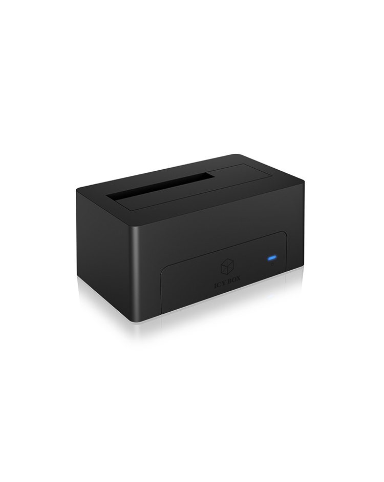 ICY BOX IB-1121-C31 Docking Station USB 3.1 Gen 2 Type-C per HDD/SSD 2.5/3.5 pollici, Nero