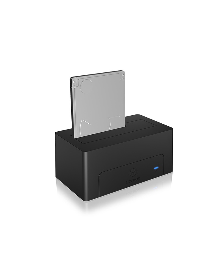 ICY BOX IB-1121-C31 Docking Station USB 3.1 Gen 2 Type-C per HDD/SSD 2.5/3.5 pollici, Nero