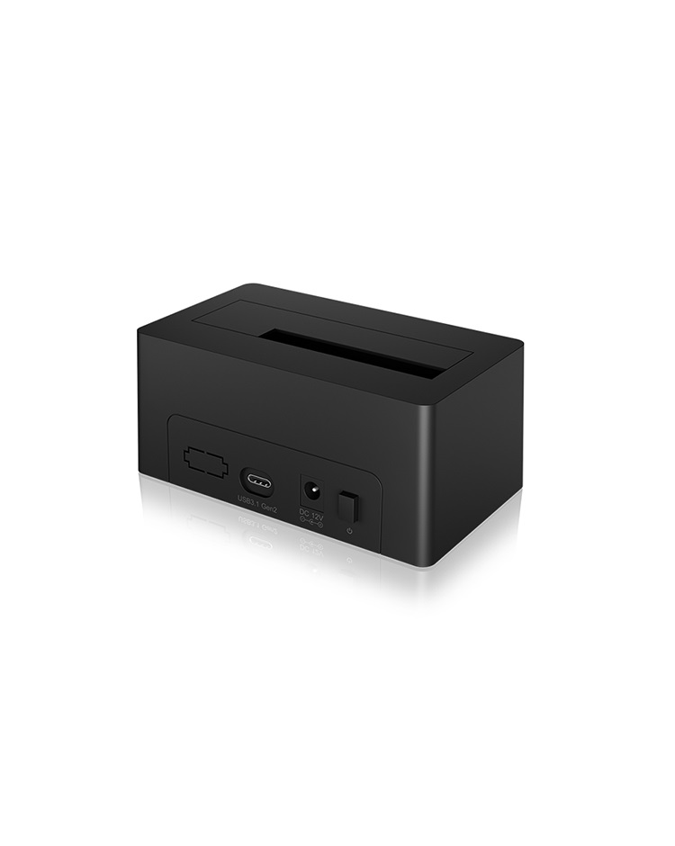 ICY BOX IB-1121-C31 Docking Station USB 3.1 Gen 2 Type-C per HDD/SSD 2.5/3.5 pollici, Nero