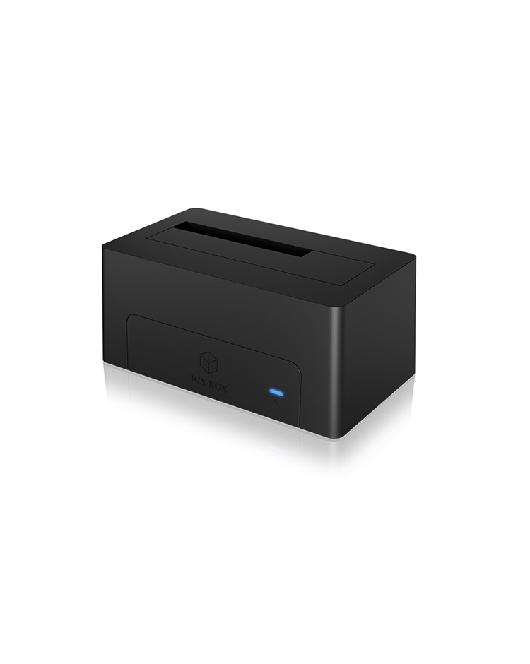 ICY BOX IB-1121-C31 Docking Station USB 3.1 Gen 2 Type-C per HDD/SSD 2.5/3.5 pollici, Nero