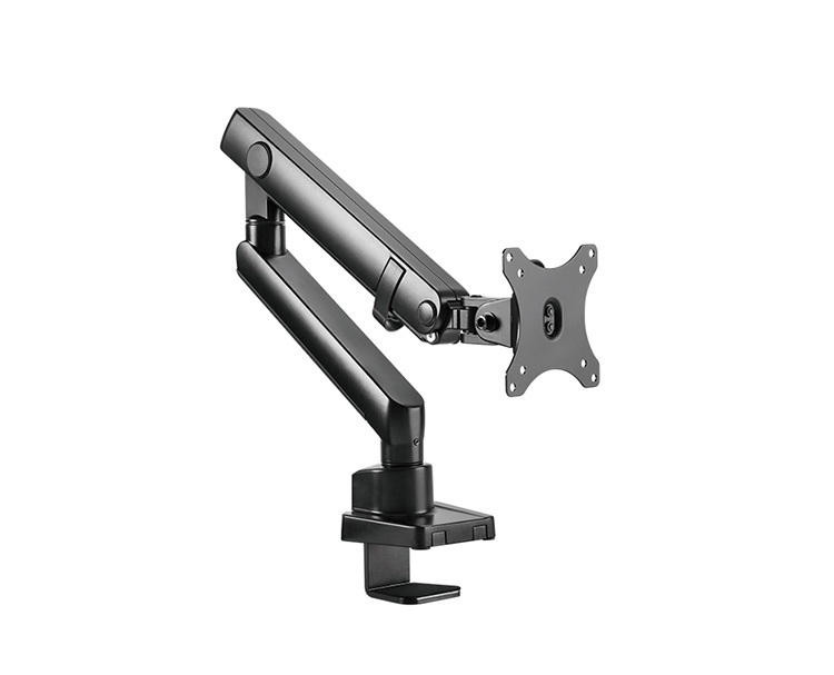 ICY BOX IB-MS313-T Supporto da Tavolo per Monitor fino a 32 Pollici (81 cm), Fino a 8 kg, VESA 75x75/100x100, Girevole e Inclinabile, in Acciaio