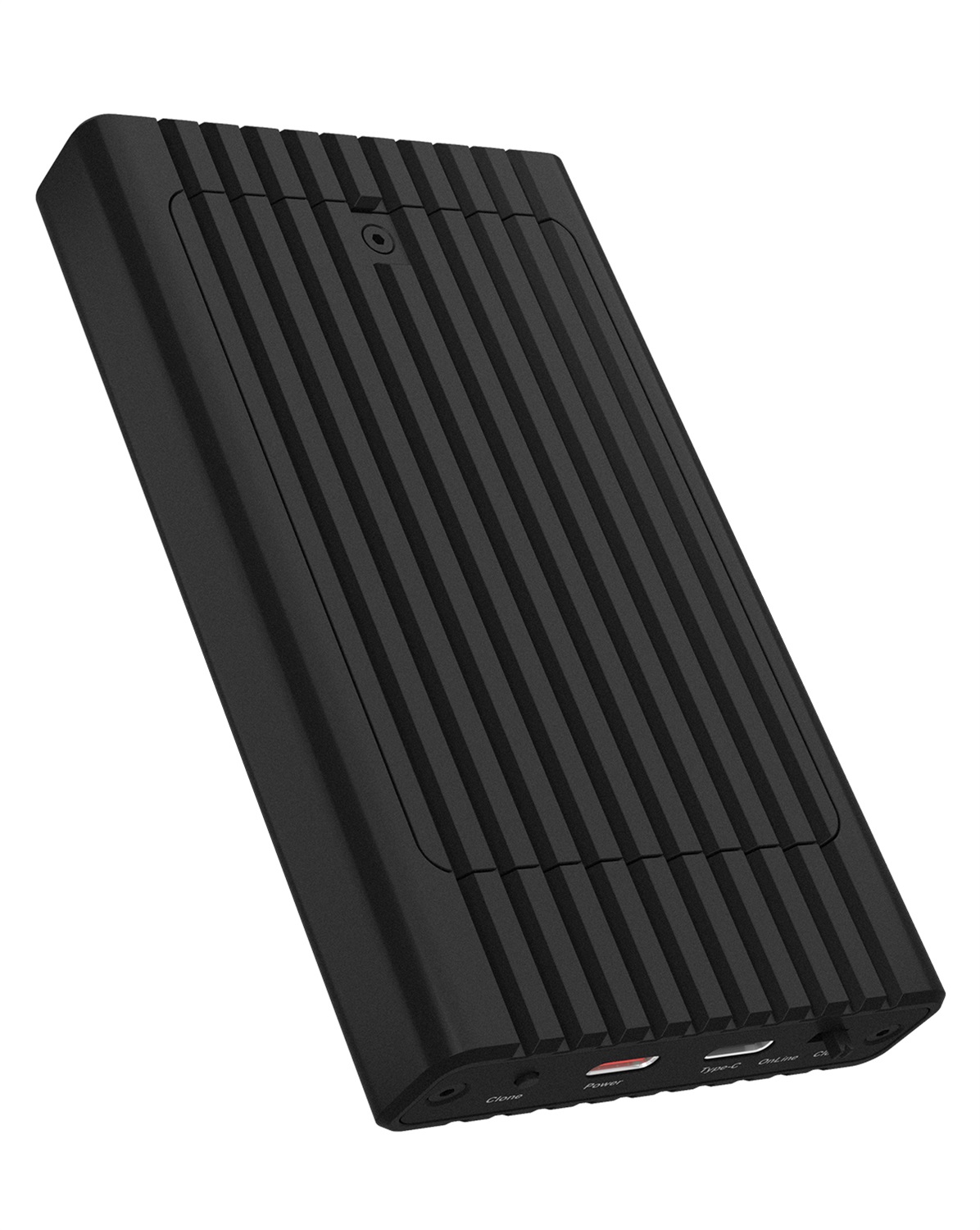 ICY BOX IB-2817MCL-C31 Docking Station per 2x M.2 NVMe SSD con Clonazione, USB 3.2 Gen 2, Alluminio, Nero