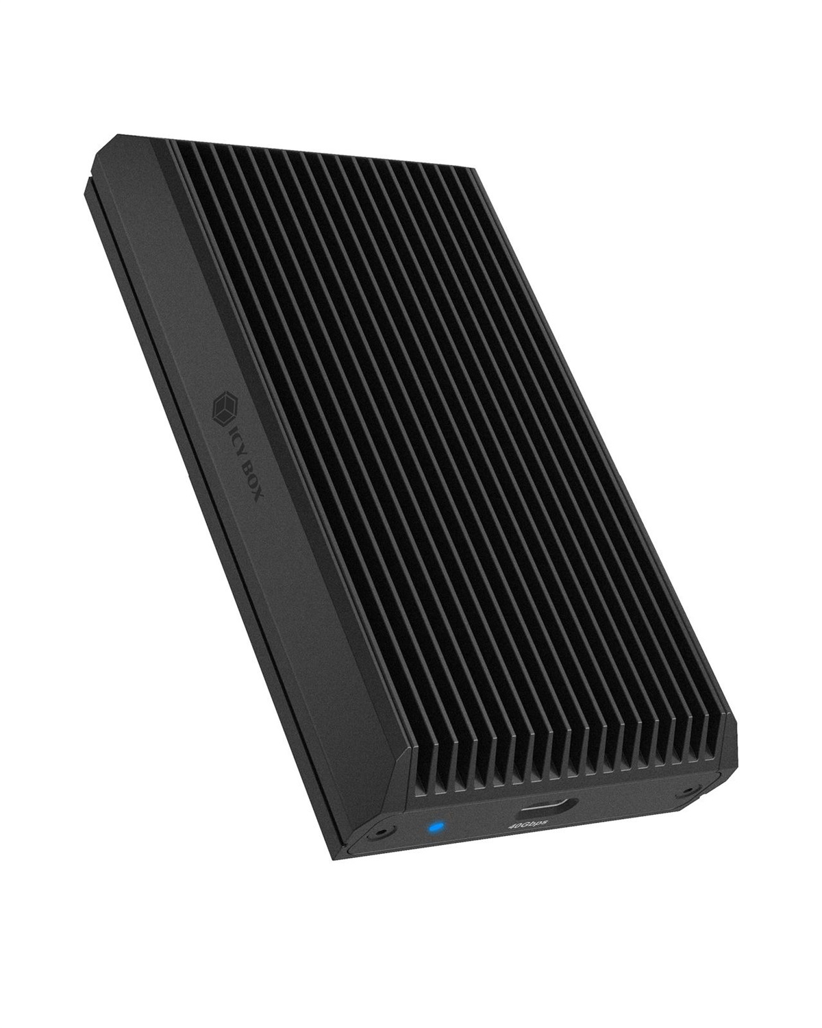 ICY BOX IB-1920M-C42 - Box esterno SSD M.2 NVMe USB4 40 Gbit/s in Alluminio con Raffreddamento Passivo