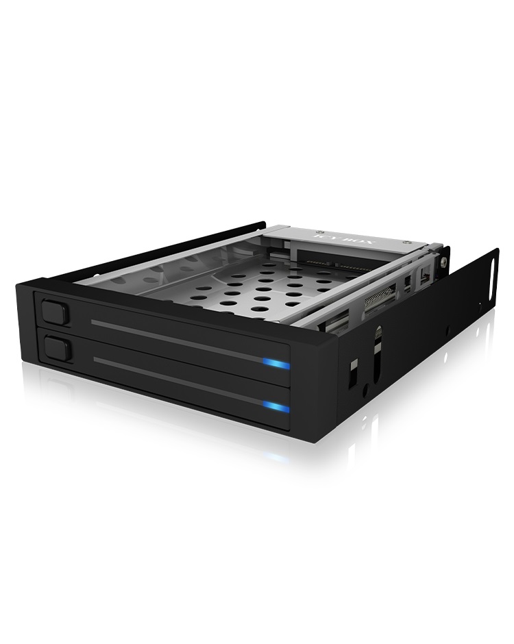 ICY BOX IB-2226STS Carrello Estraibile per 2x SSD/HDD da 2,5
