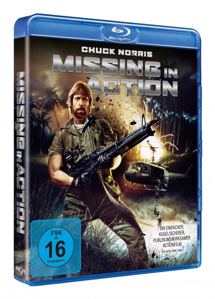 WVG Medien GmbH Missing in Action (Blu-ray) - Region Free, Tedesca e Inglese, con Chuck Norris