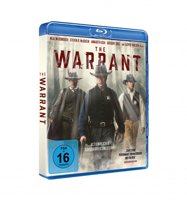 WVG Medien GmbH The Warrant (Blu-ray) - Film con Neal McDonough e Steven R. McQueen, Lingue: Tedesca e Inglese