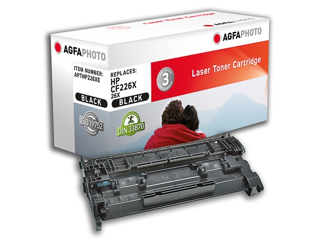AgfaPhoto APTHP226XE Cartuccia Toner Nero - 9000 Pagine - 1 Pz - Compatibile con LaserJet Pro