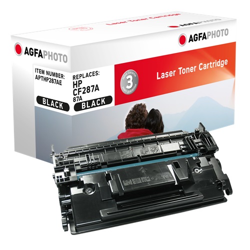 AgfaPhoto APTHP287AE Cartuccia Toner Nero - 1 pz, ~9000 Pagine, Compatibile con LaserJet