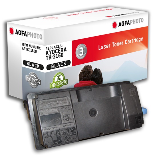Agfa Photo APTK3160E Cartuccia Toner Nero Compatibile - ~12500 Pagine, 1 pz