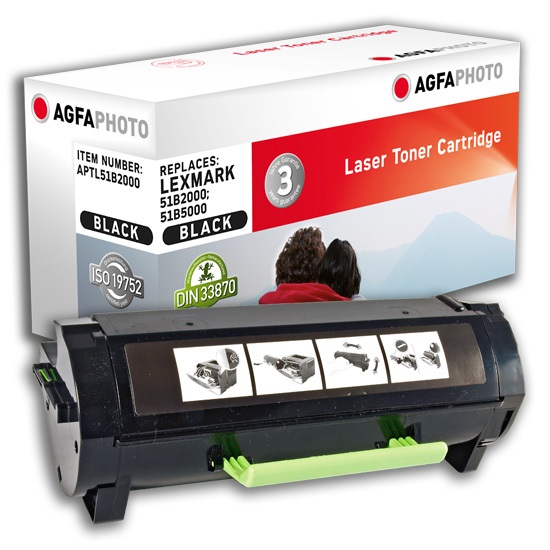 Agfa Photo APTL51B2000 Cartuccia Toner Compatibile Nero - ~2500 Pagine, 1 Pezzo