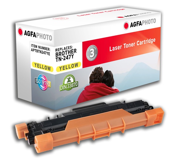 Agfa Photo APTBTN247YE Cartuccia Toner Giallo Compatibile - ~2300 Pagine