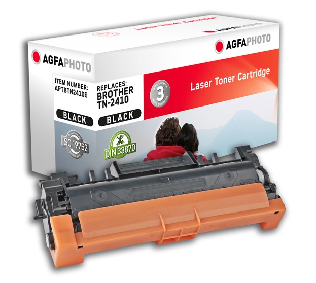 AgfaPhoto APTBTN2410E Cartuccia Toner Nero Compatibile - 1 pz, Resa ~1200 Pagine, Imballaggio Ecologico