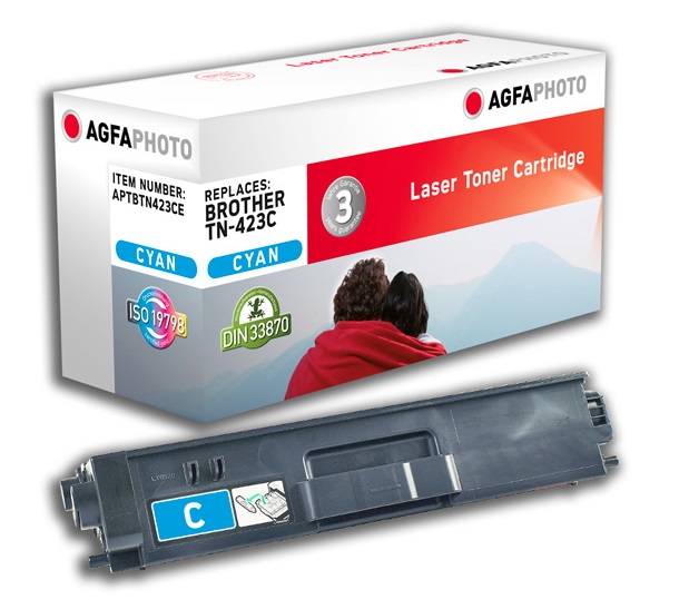 AgfaPhoto APTBTN423CE Toner Ciano Originale - ~4000 Pagine, 1 Pezzo
