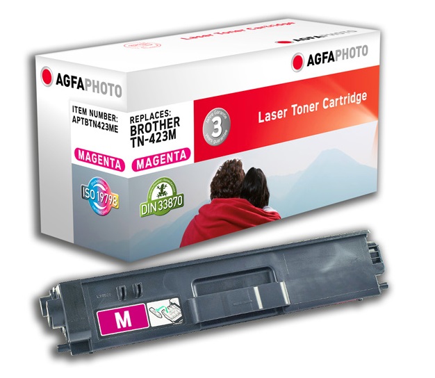 AgfaPhoto APTBTN423ME Toner Magenta Compatibile - Fino a 4000 Pagine, 1 Pz