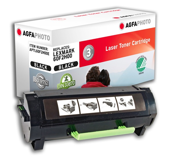 AgfaPhoto APTL60F2H00E Toner Nero Originale - Fino a 10000 Pagine, 1 pz
