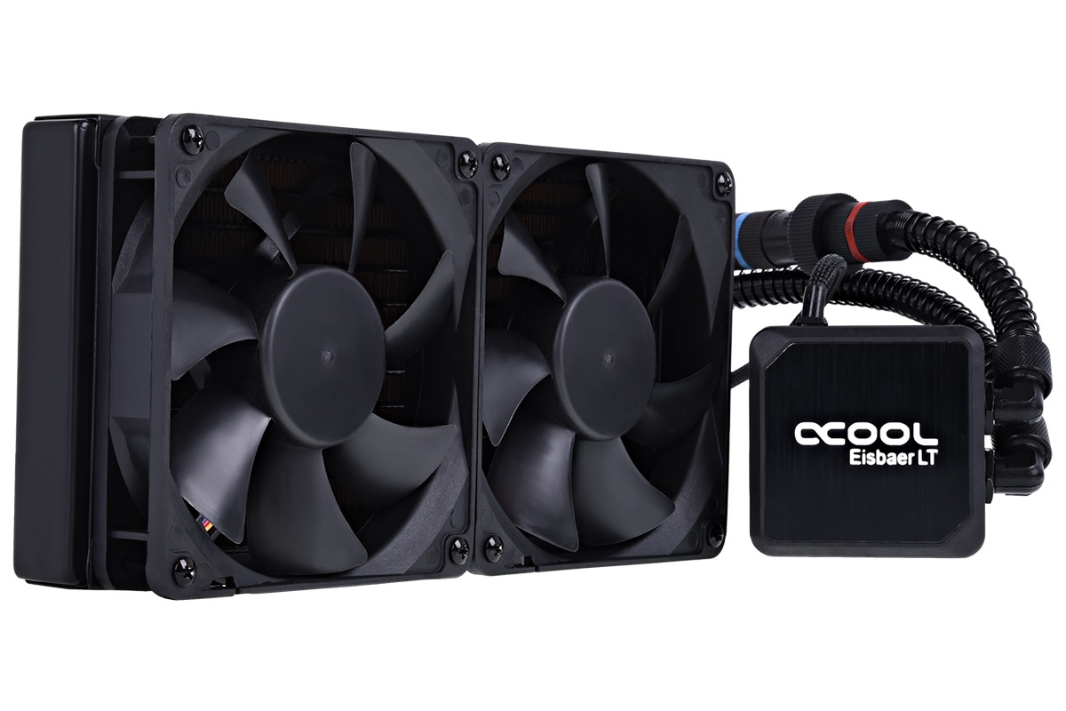 Alphacool Eisbaer LT240 Raffreddatore di liquidi AIO 240 mm Nero - Potente raffreddamento ad acqua compatto