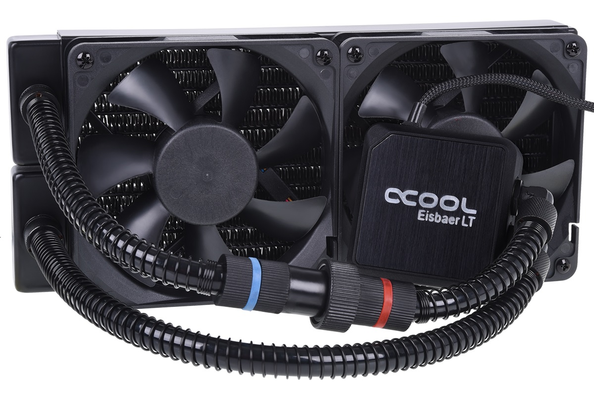 Alphacool Eisbaer LT240 Raffreddatore di liquidi AIO 240 mm Nero - Potente raffreddamento ad acqua compatto