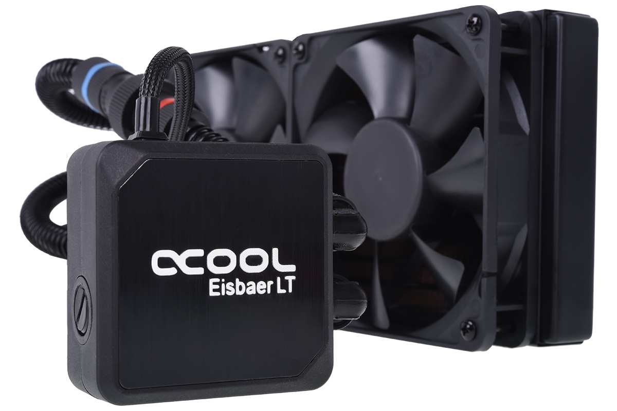 Alphacool Eisbaer LT240 Raffreddatore di liquidi AIO 240 mm Nero - Potente raffreddamento ad acqua compatto