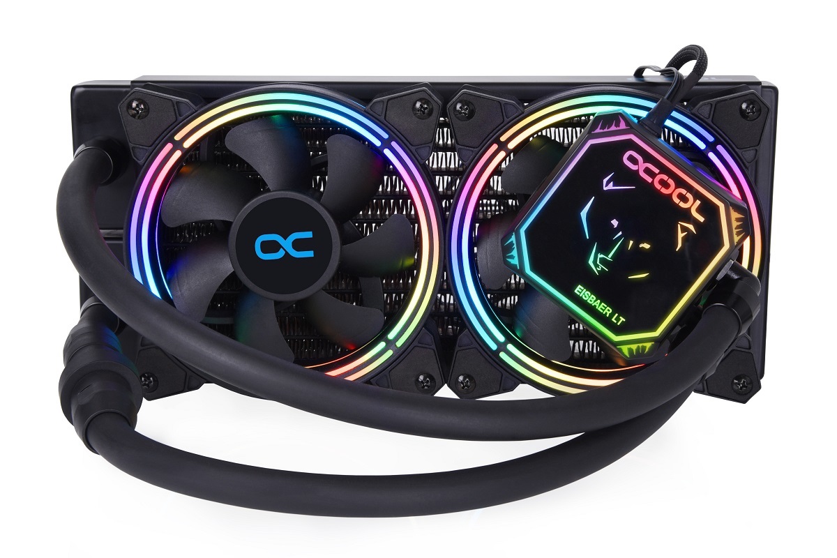 Alphacool Eisbaer Aurora LT240 Raffreddatore di liquidi AIO 240mm RGB Nero
