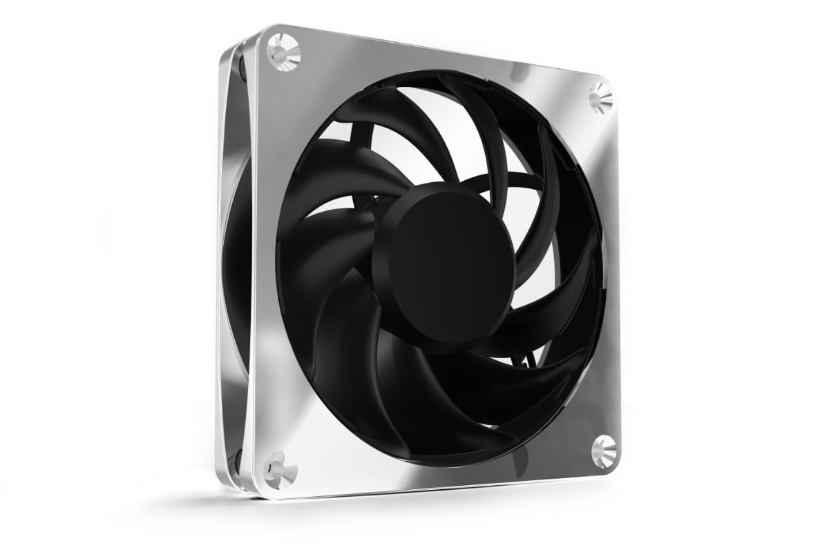 Alphacool Apex Stealth Metall Ventilatore 120 mm - 2000 RPM, Design Elegante in Metallo