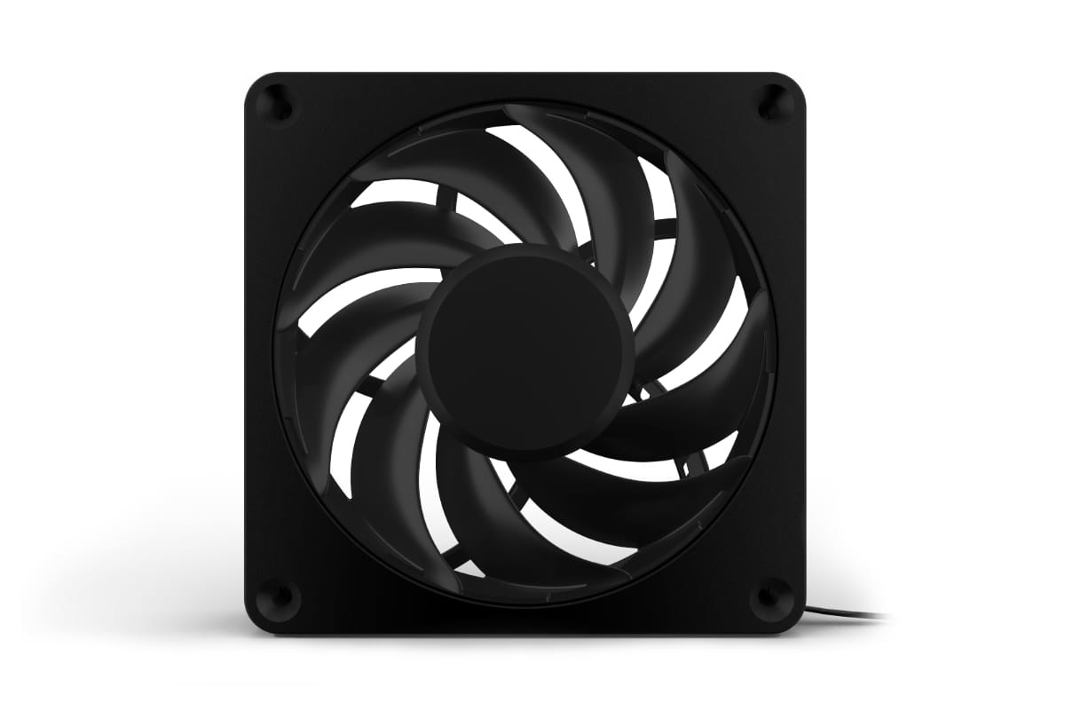 Alphacool Apex Stealth Metall Ventilatore 120 mm - 2000 RPM, Nero