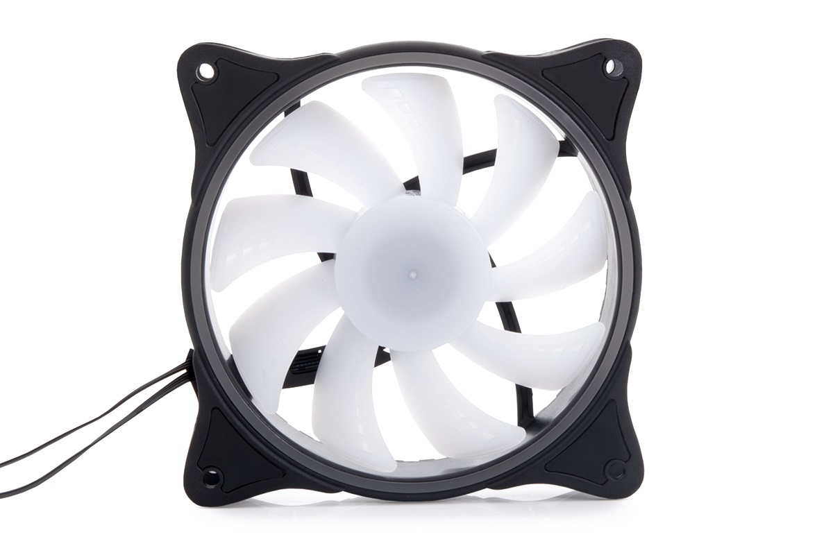 Alphacool Rise Aurora Ventilatore 120 mm PWM aRGB - Nero, 2600 Giri/min, 30 dB