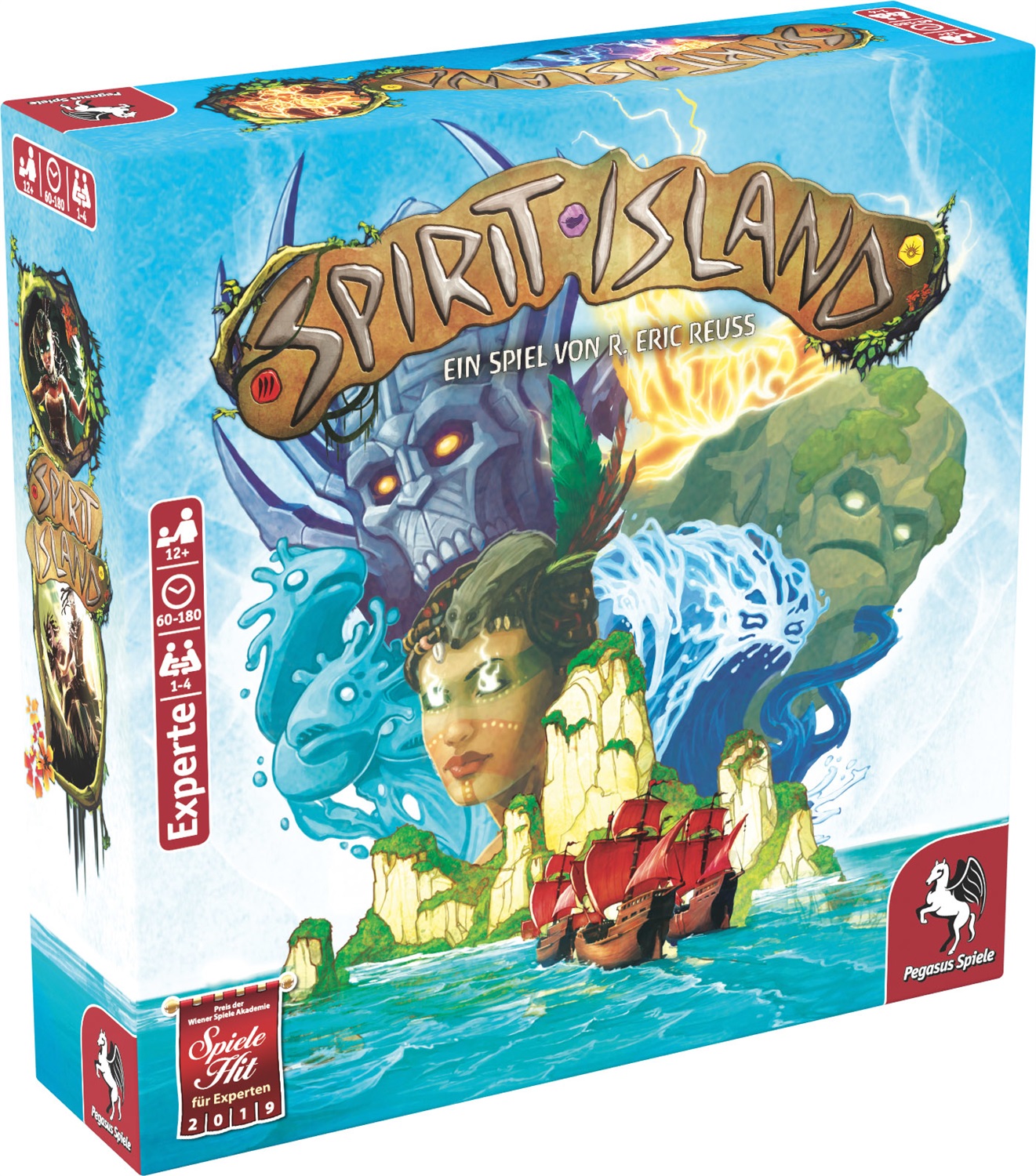 Pegasus Spiele Spirit Island - Gioco di strategia cooperativa per 1-4 giocatori, edizione tedesca, durata 60-120 minuti