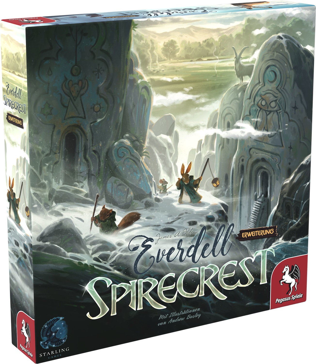 Pegasus Spiele Everdell Espansione Spirecrest - Gioco da Tavolo in Tedesco
