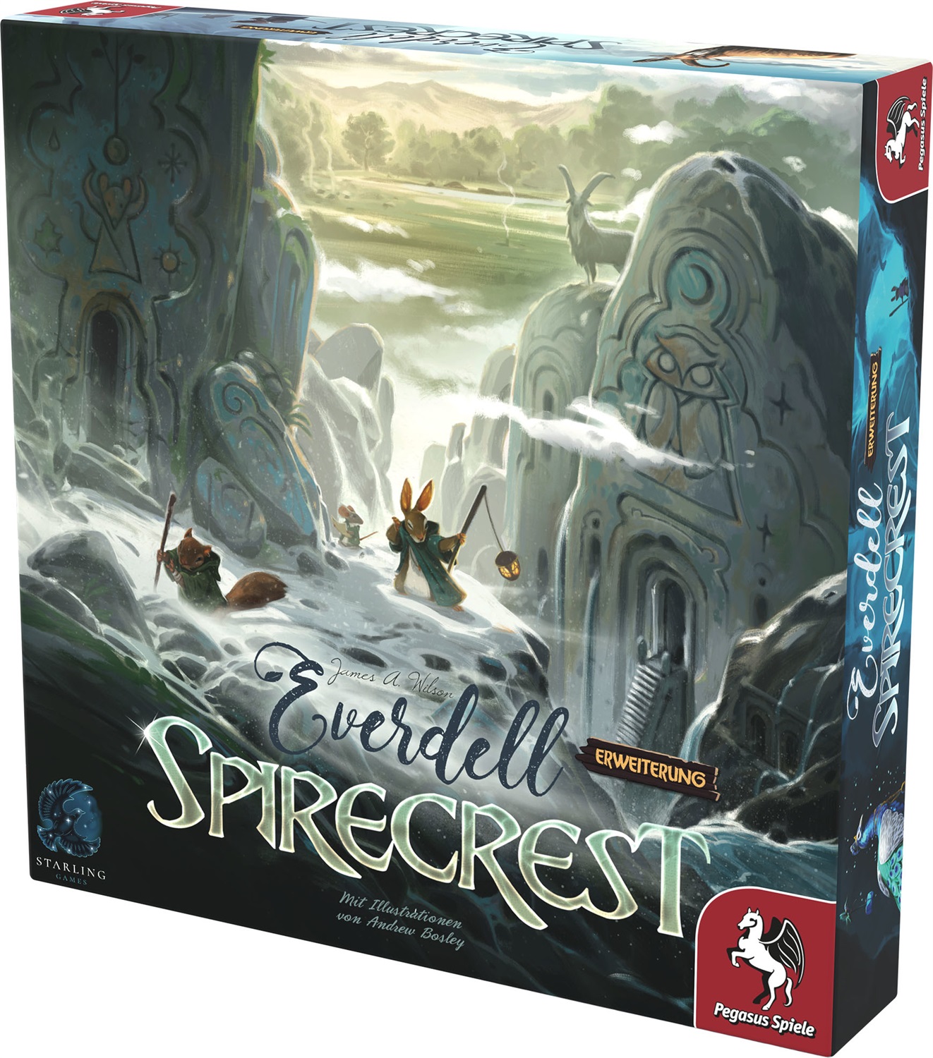 Pegasus Spiele Everdell Espansione Spirecrest - Gioco da Tavolo in Tedesco